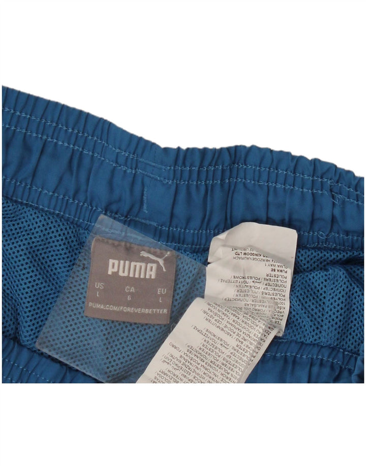 Pantaloni scurți de înot Puma pentru bărbați, mari, albastru, poliester