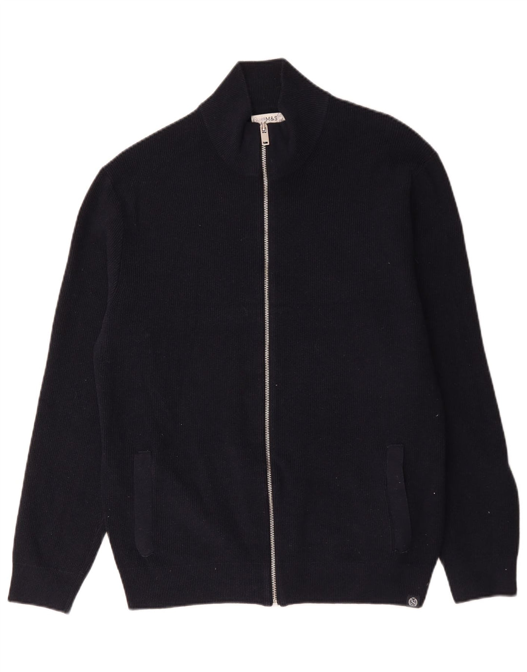 Pulover cardigan pentru bărbați Marks & Spencer XL poliester bleumarin