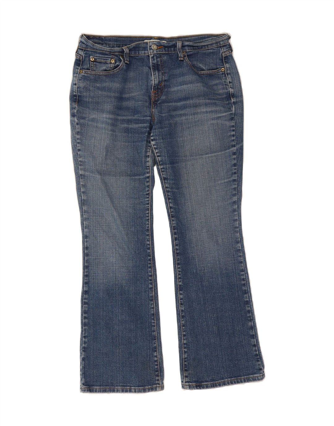 LEVI'S Womens Bootcut Jeans US 12 Large W32 L29 Blue Cotton Vintage Levi's and Second-Hand Levi's from Messina Hembry 