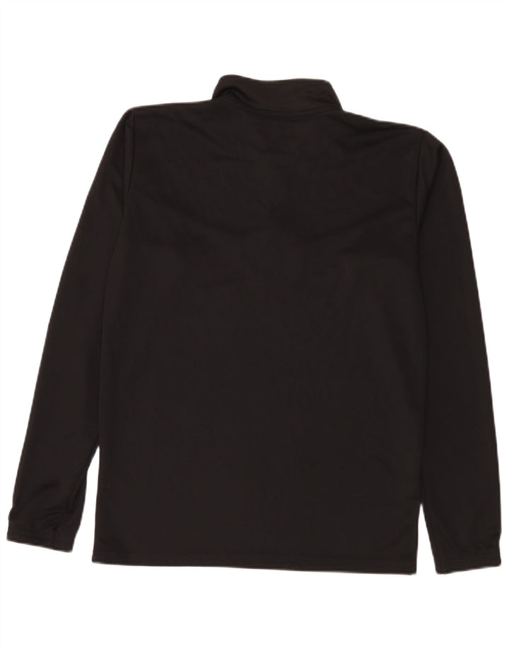 Trening Puma Lombardia Uno Graphic Zip Neck Pulover Top Mic Negru