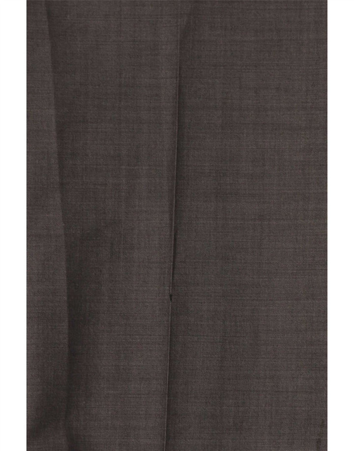 Marks & Spencer Pantaloni drepți pentru bărbați L32 L31 Lână gri