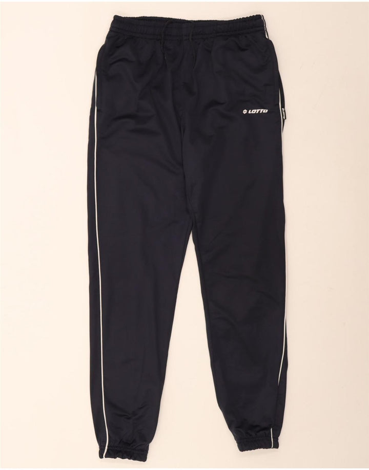 Pantaloni de trening pentru bărbați Lotto Pantaloni de jogging mari Poliester bleumarin