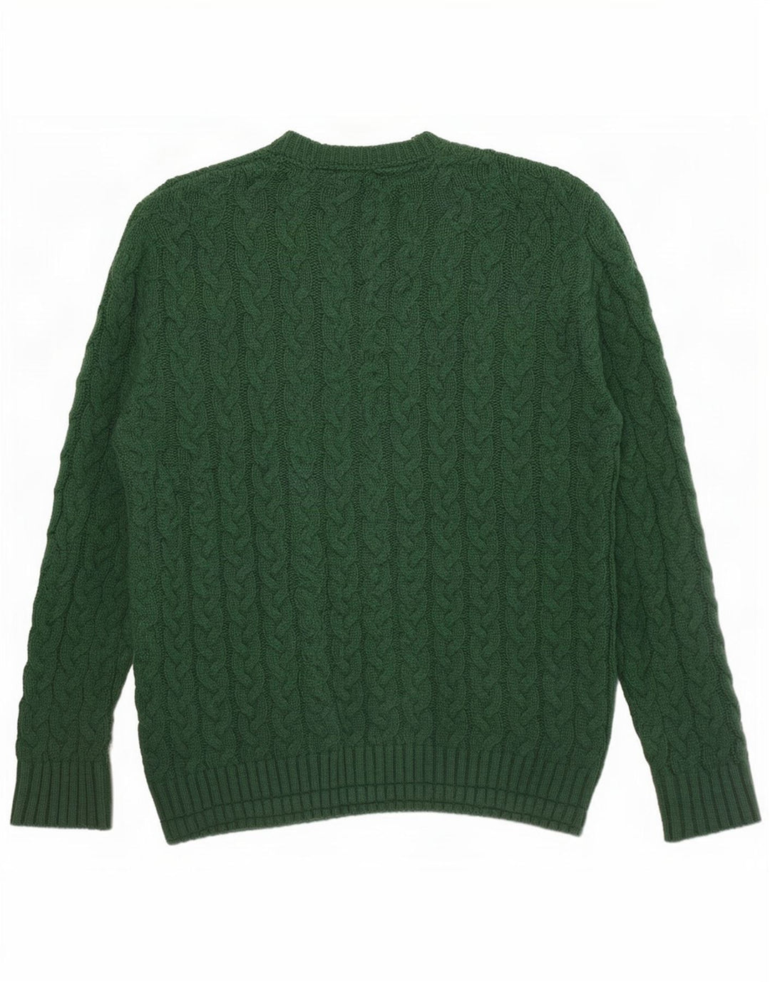 Pulover Tommy Hilfiger pentru bărbați, cu formă regulată, cu decolteu, verde mediu