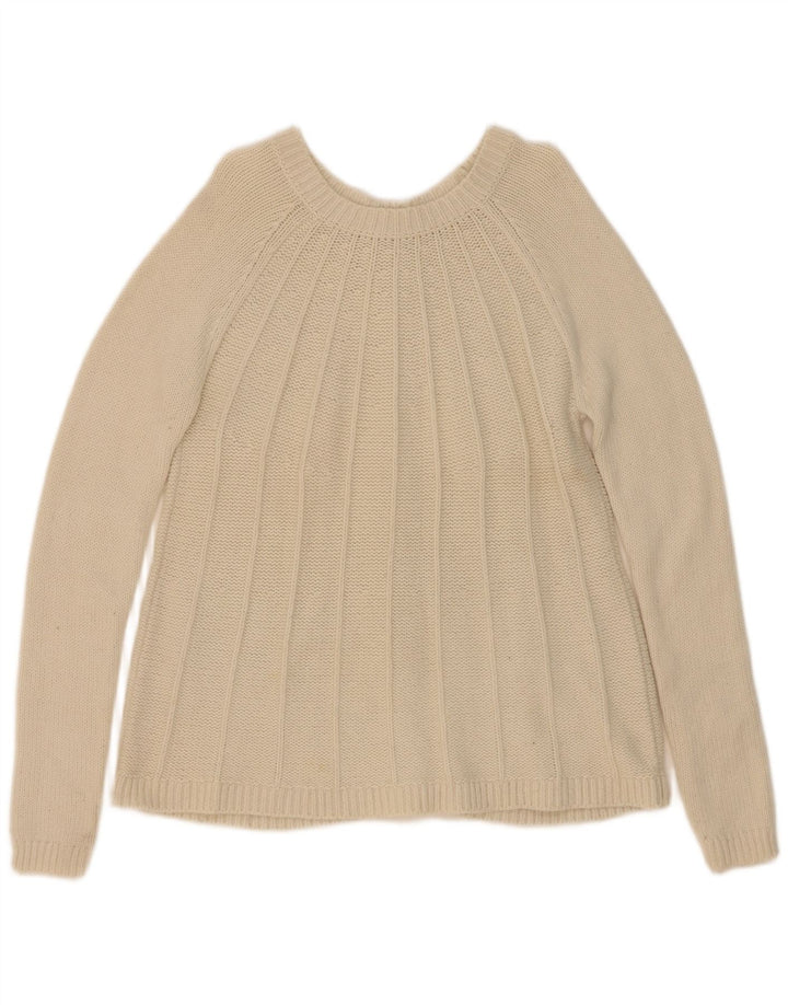Pulover cardigan Boden pentru femei UK 12 Medium Bej Poliamidă