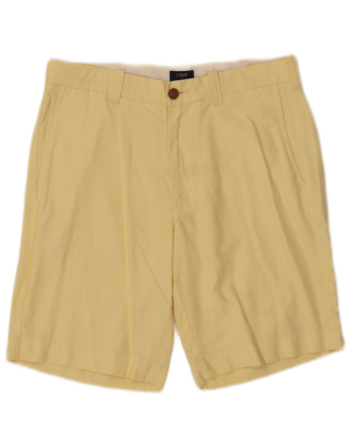 Pantaloni scurți chino pentru bărbați J. CREW W30, bumbac galben mediu