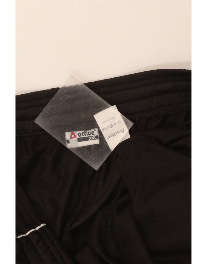 Pantaloni de trening pentru bărbați activi Pantaloni de jogging 2XL poliester negru