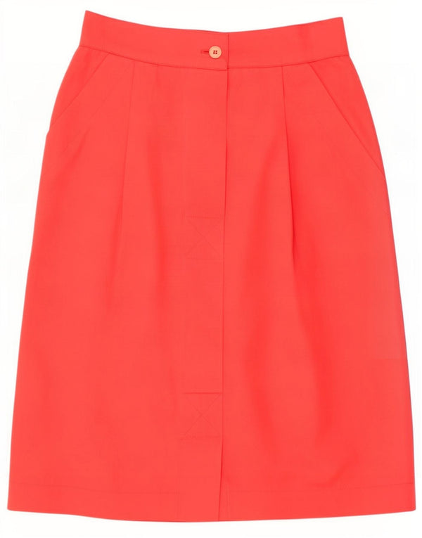 Fusta Midi Genny pentru femei IT 40 Small W26 Pink Bumbac