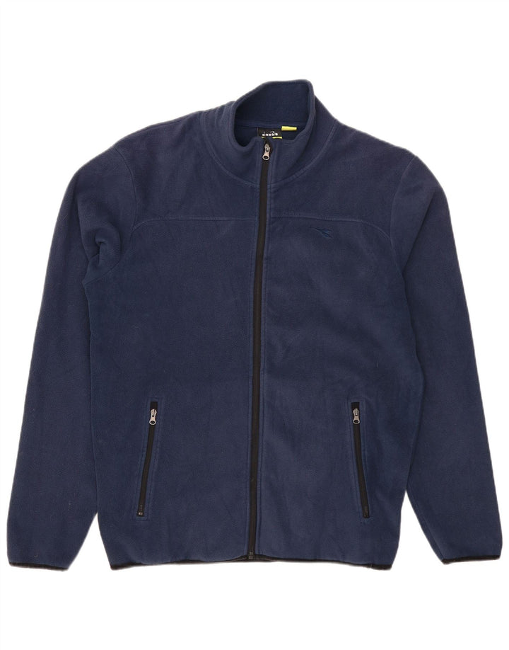 DIADORA Jachetă pentru bărbați din lână UK 40 mare bleumarin