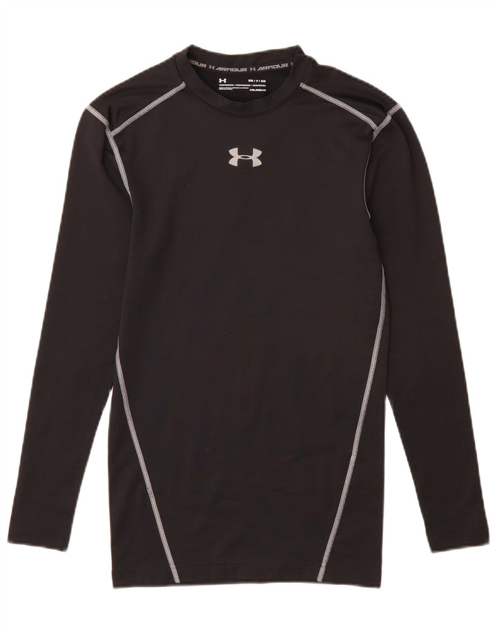 UNDER ARMOUR Cold Gear Top cu mânecă lungă pentru bărbați, mic, negru