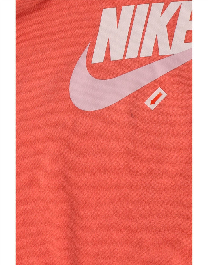 Pulover NIKE Crop Graphic pentru fete, 12-13 ani, mare bumbac roz