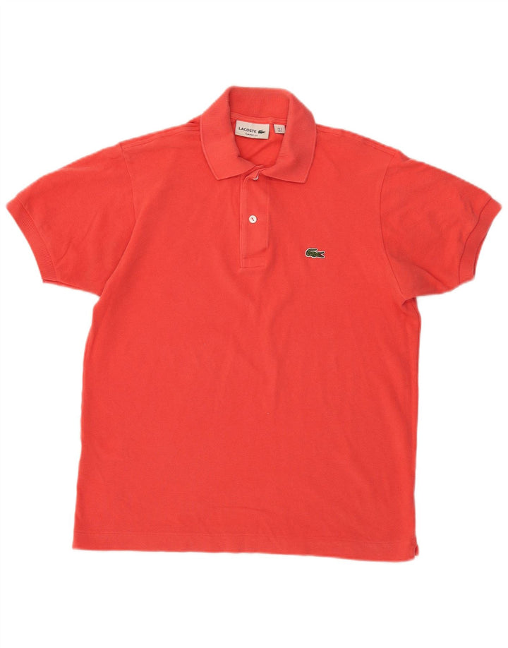 Tricou polo Lacoste Classic Fit pentru bărbați, mărimea 3, bumbac roșu mic