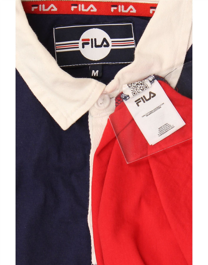 Tricou polo pentru bărbați Fila Graphic Rugby Medium Multicolor Colorblock