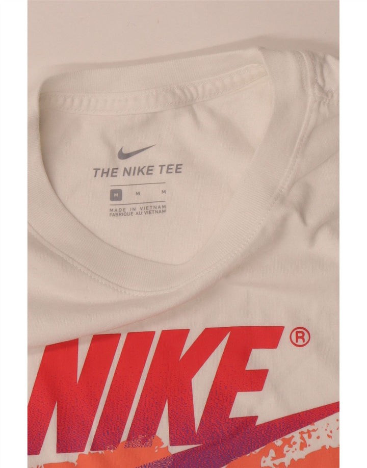 Tricou grafic pentru bărbați Nike Top Medium White Bumbac