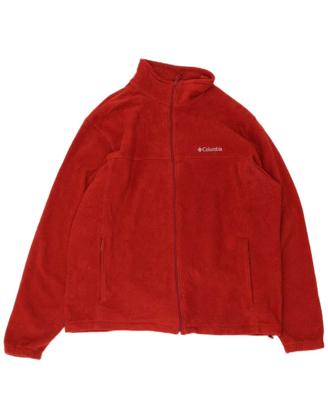 Jachetă fleece Columbia pentru bărbați UK 44 2XL poliester roșu