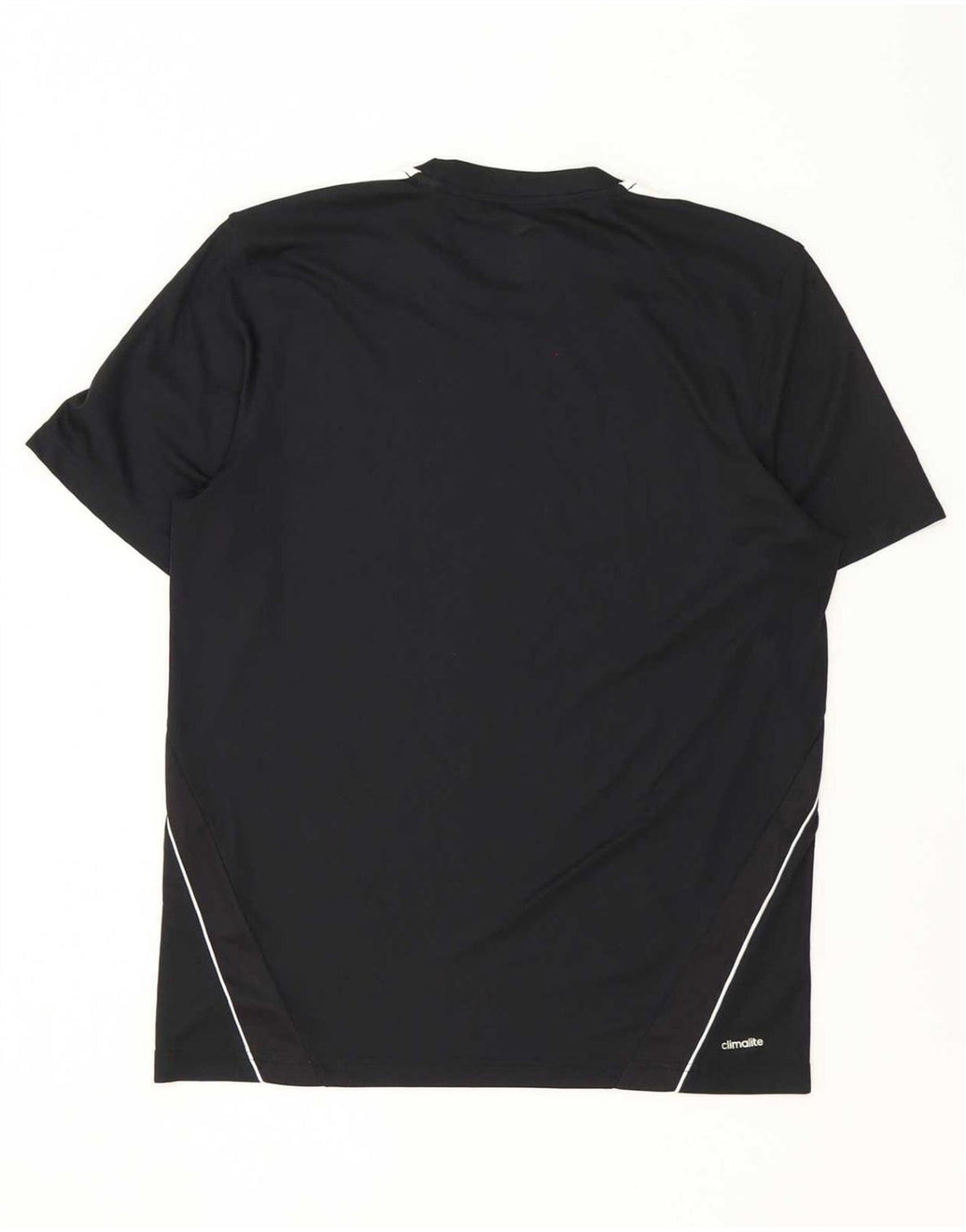 Tricou Adidas Climalite pentru bărbați Top mare din poliester negru