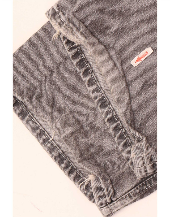 Blugi drepti pentru femei Zara EU 38 Mici L28 L34 Bumbac gri