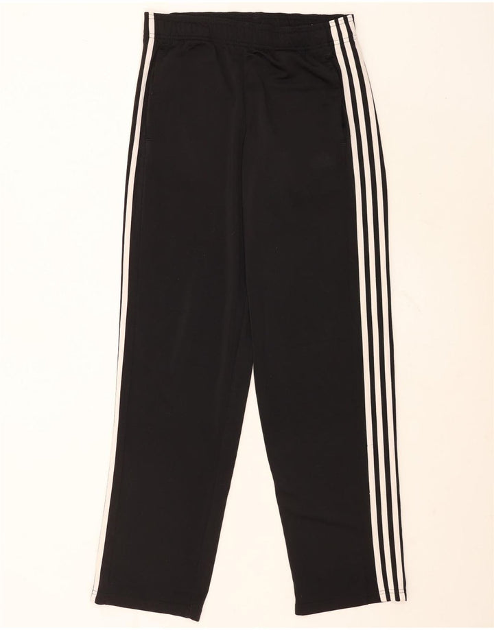 Pantaloni de trening Adidas pentru bărbați, poliester mediu negru