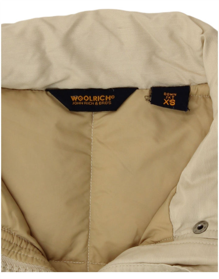 Jachetă căptușită pentru femei Woolrich, cu ajustare largă, UK 6 XS, bej, poliamidă