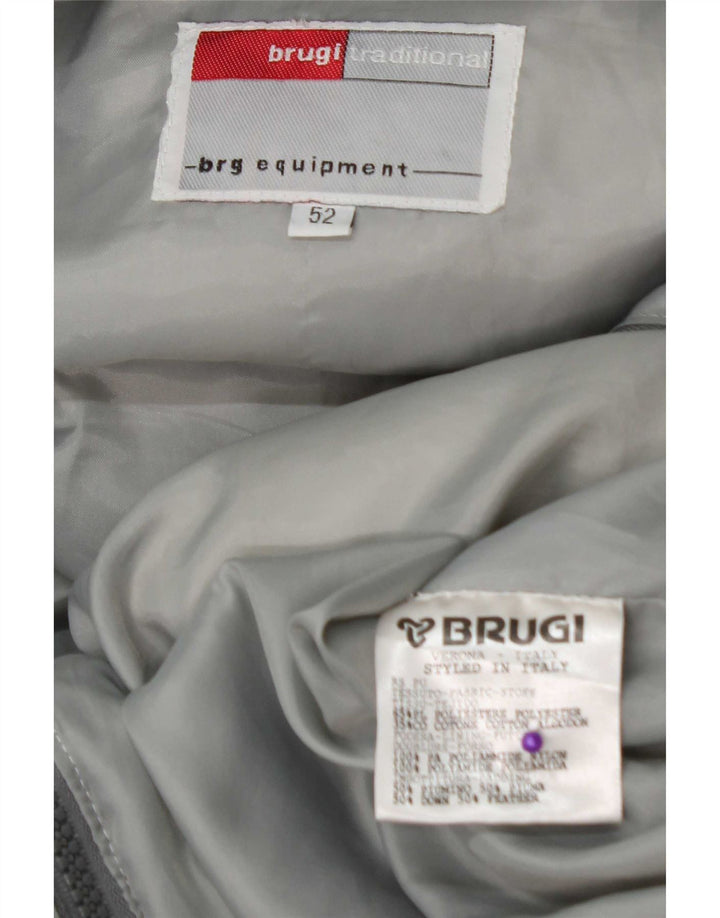 Jachetă căptușită cu glugă pentru bărbați Brugi IT 52 XL poliester gri