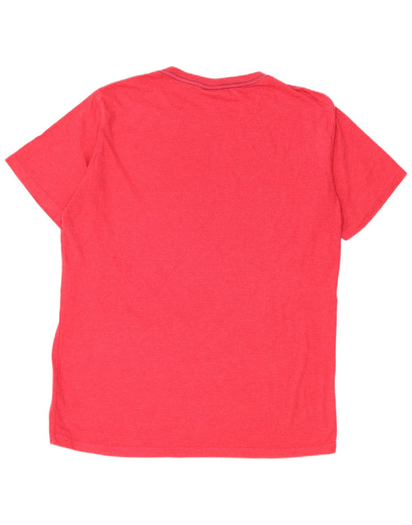 WEIRD FISH Tricou grafic pentru bărbați Top mare bumbac roșu