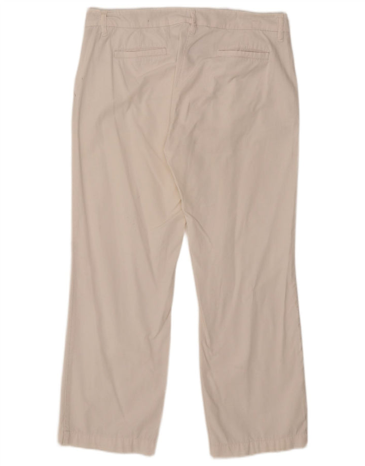 North Sails Pantaloni Chino Drepți Femei IT 44 Medium L32 L25 Alb