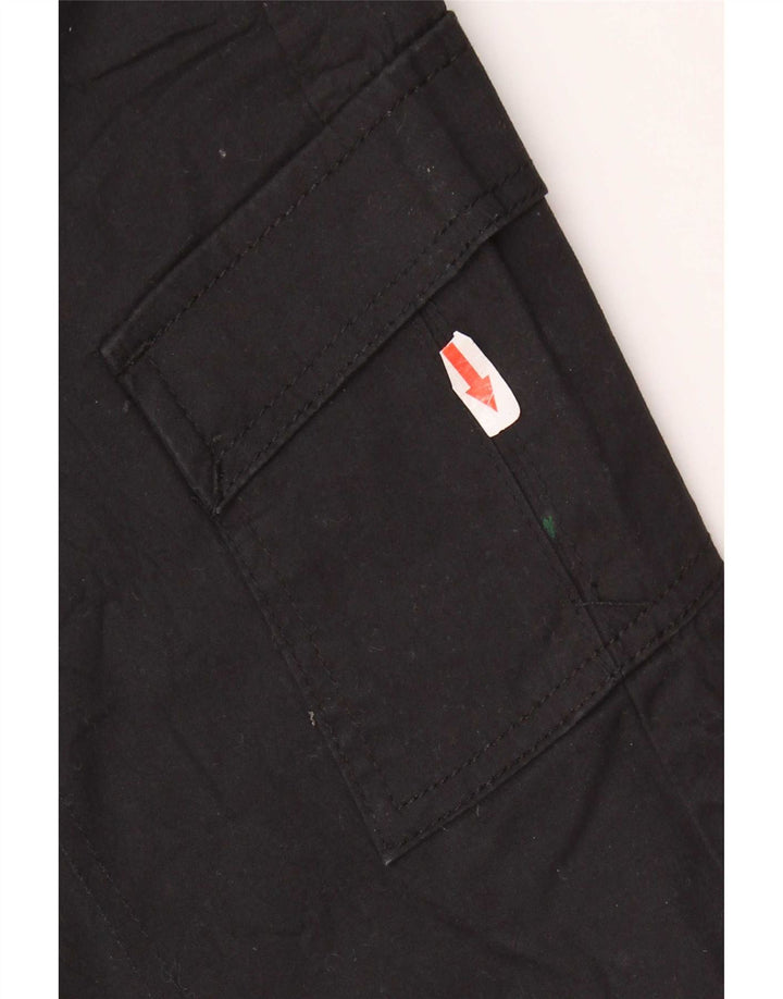Pantaloni scurti cargo cu talie medie Lee pentru femei US 6 Medium W30 bumbac negru
