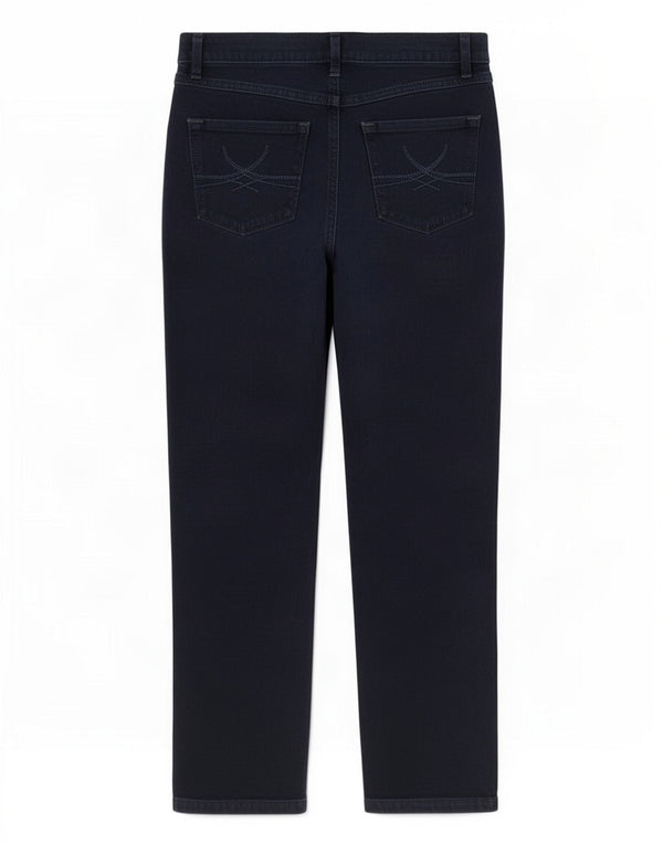 Blugi drepti pentru femei Marks & Spencer UK 12 Medium W32 L30 Bumbac bleumarin