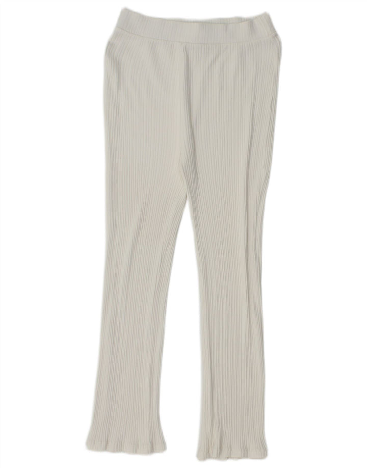 Leggings Trafaluc pentru femei Zara UK 8 Small White