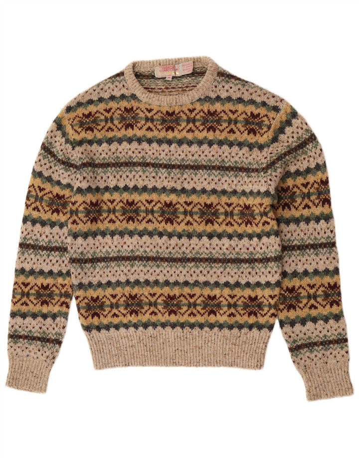 Pulover pentru damă French Connection cu gâtul turnat UK 14 Bej mediu