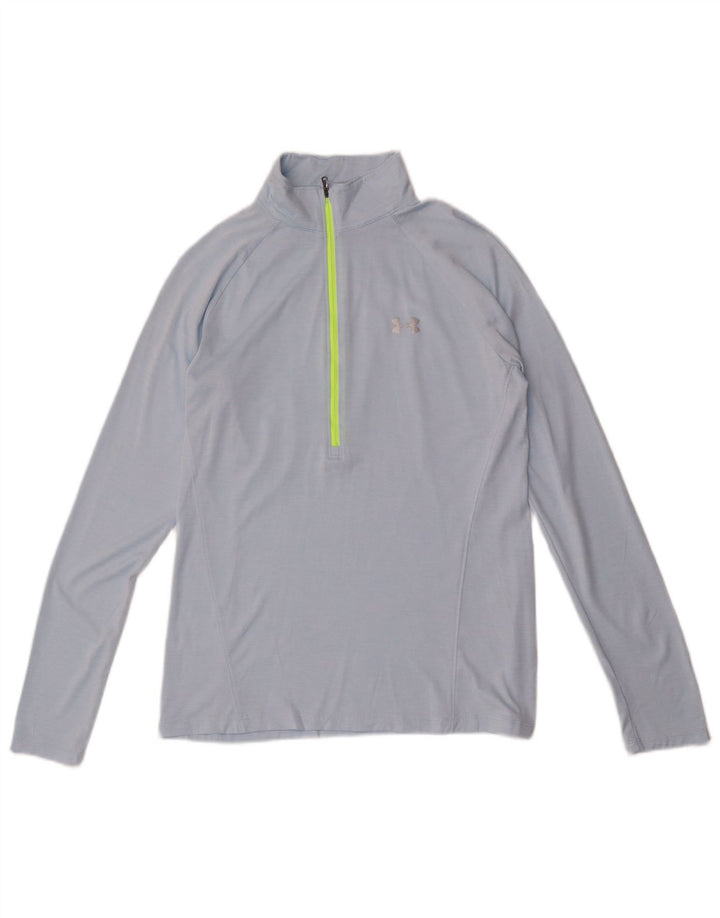 Top de trening Under Armour pentru femei Heat Gear Pullover UK 12 Medium Blue