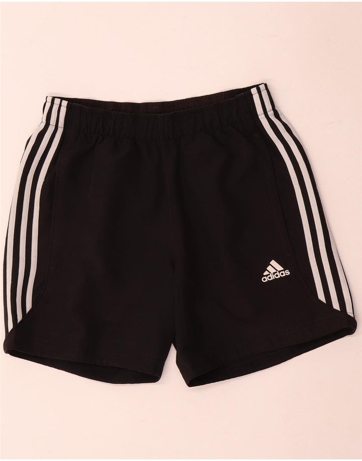 Pantaloni scurți sport adidas Climalite pentru bărbați, poliester negru mic