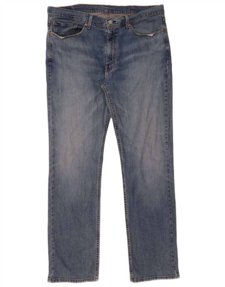 Blugi drepti pentru bărbați LEVI'S 514 W38 L34 Bumbac albastru