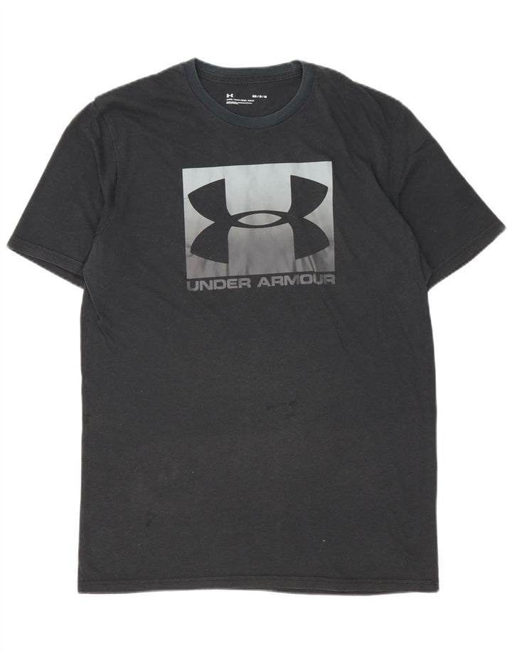 Tricou grafic pentru bărbați Under Armour Top Mediu Negru