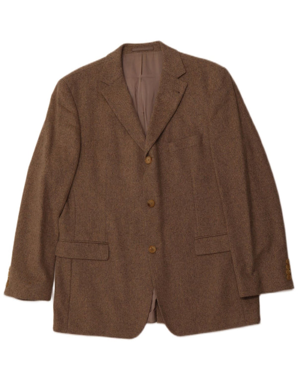 Jachetă Blazer Rossellini pentru bărbați HUGO BOSS IT 52 XL Brown Herringbone
