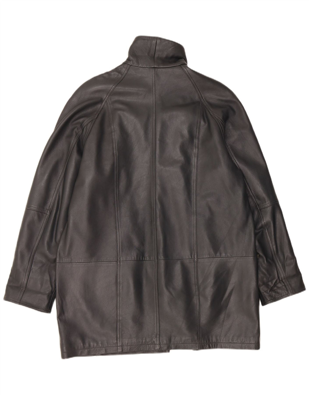 Palton de piele supradimensionat pentru femei Barisal EU 40 Medium Negru
