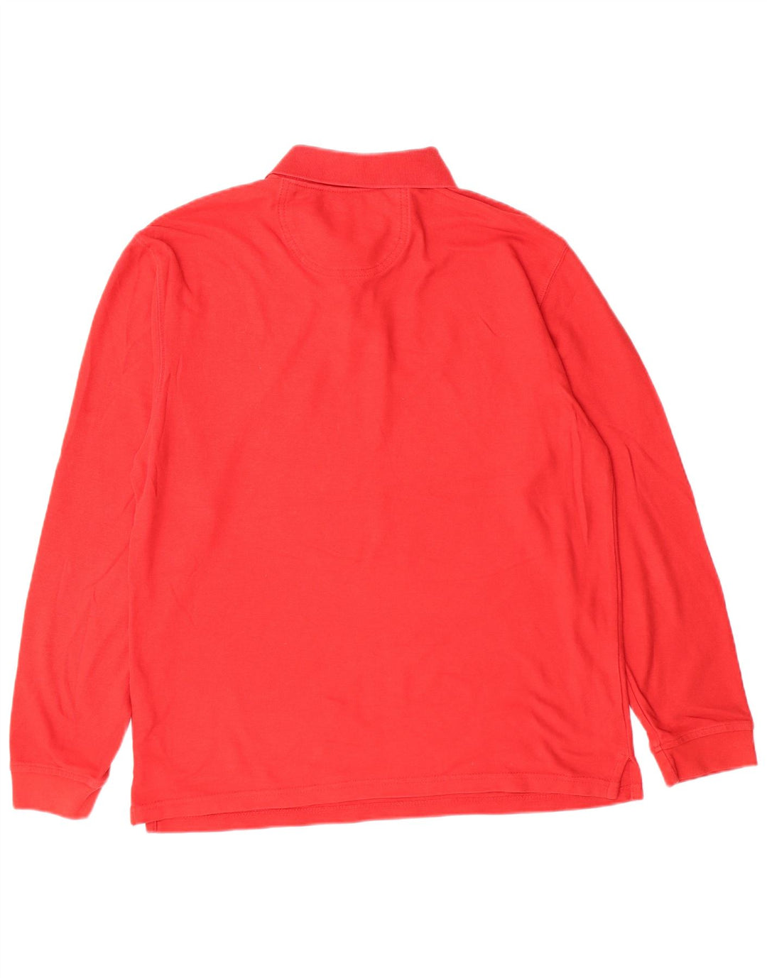 Tricou polo cu mânecă lungă pentru bărbați Izod Poliester roșu mediu