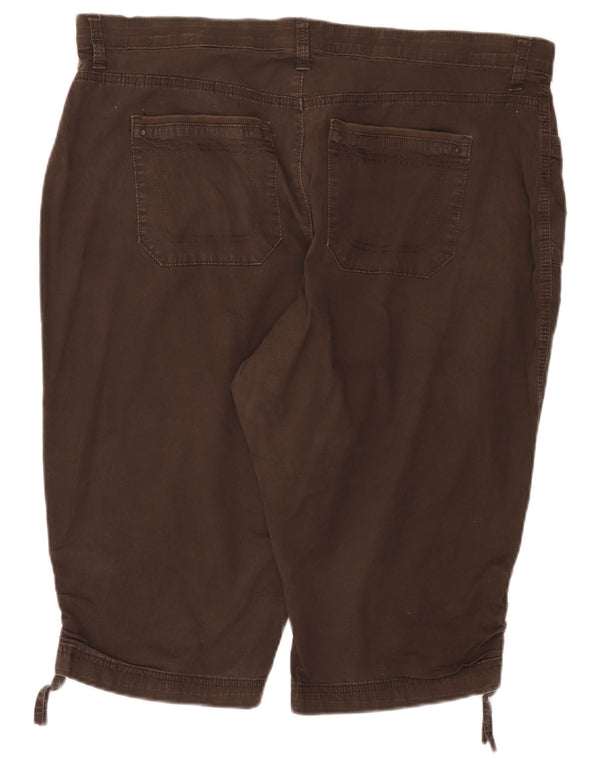 Pantaloni scurți casual Lee pentru femei US 20 3XL W40 maro bumbac