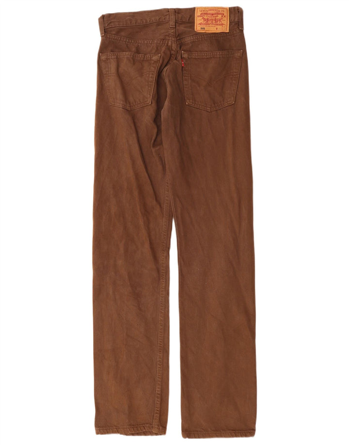 Blugi drepti 501 pentru femei Levi's W28 L32 bumbac maro