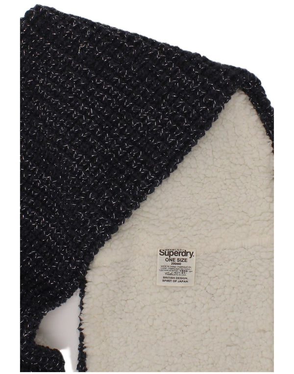 Eșarfă pentru femei Superdry tricot Sherpa Snood Mărime Unică Bleumarin Acrilic Iarnă