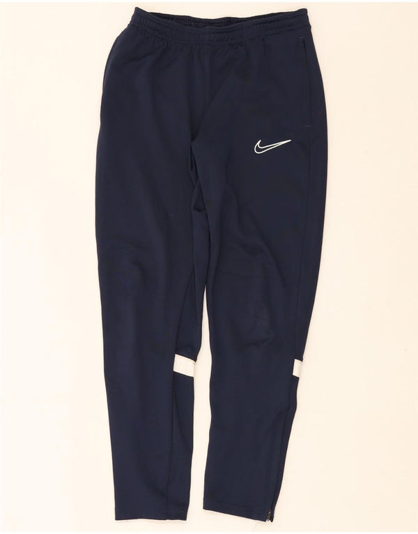 Pantaloni de trening Nike Dri Fit pentru băieți 13-14 ani XL bleumarin color block