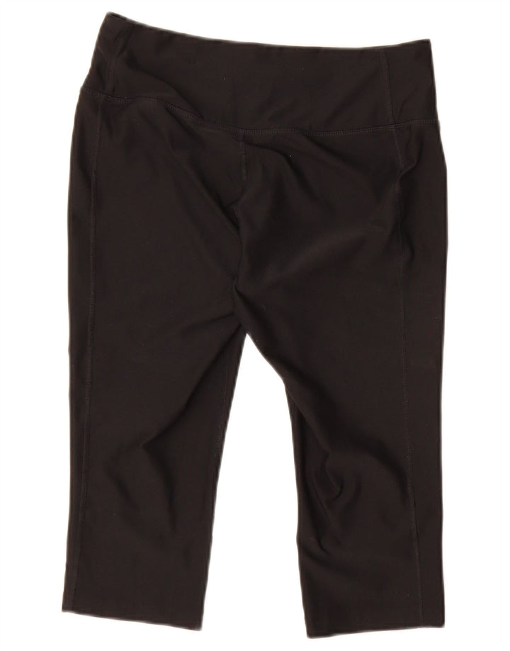 Leggings Capri Nike pentru femei UK 10 Poliester negru mic