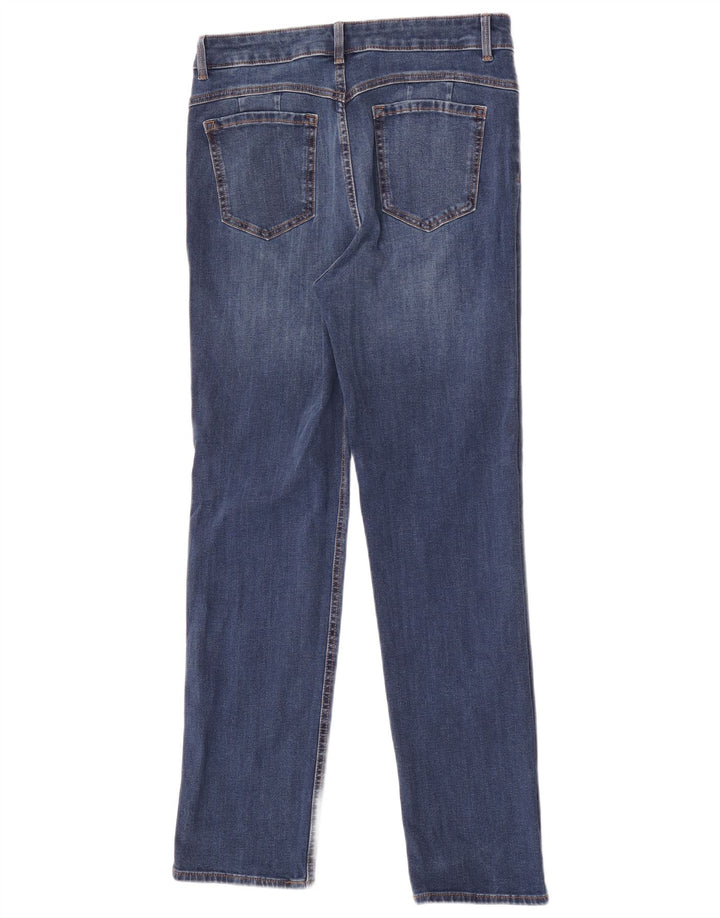 Blugi The Magic Slim pentru femei Marks & Spencer UK 12 Medium W30 L30 Albastru