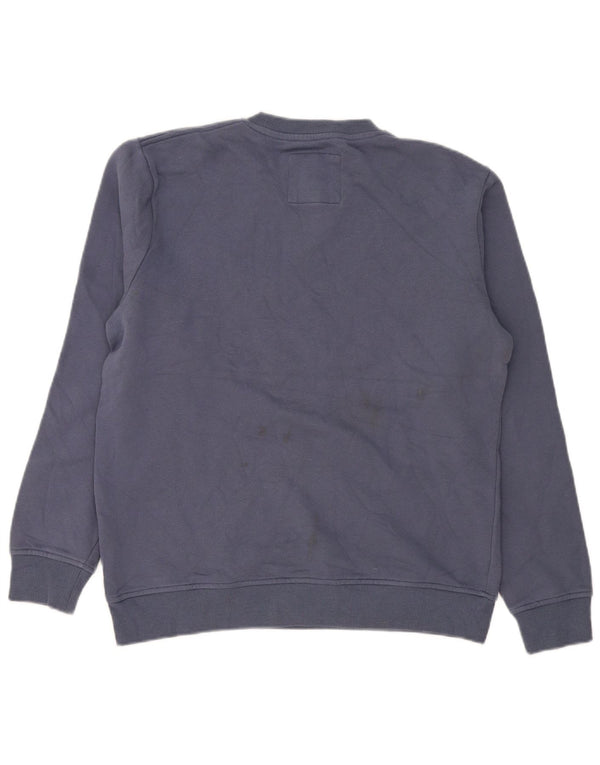 Crew Clothing Hanorac bărbătesc Pulover Medium Blue Bumbac