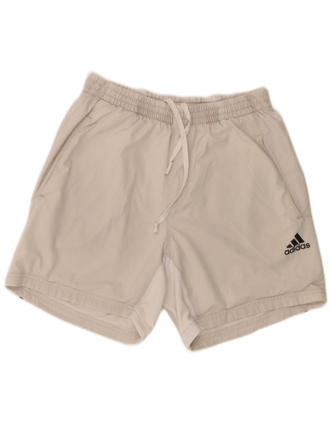 Pantaloni scurți sport pentru bărbați Adidas, gri mediu, poliester