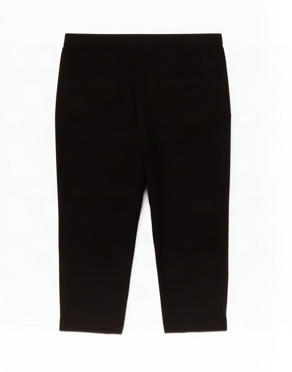 Pantaloni Capri obișnuiți pentru femei Marks & Spencer UK 14 Large W34 L24 Negru