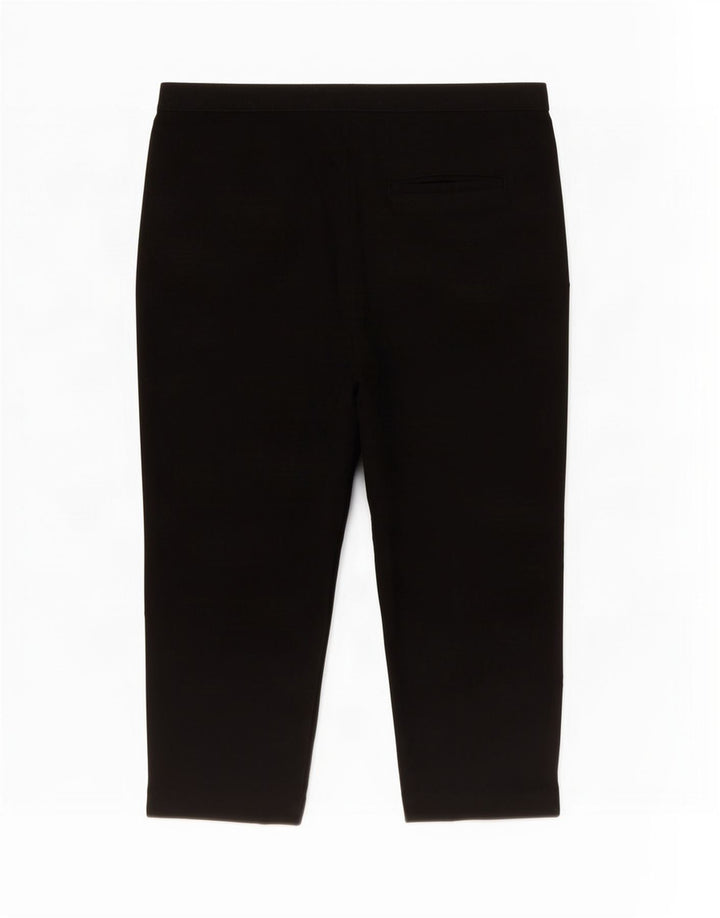 Pantaloni Capri obișnuiți pentru femei Marks & Spencer UK 14 Large W34 L24 Negru