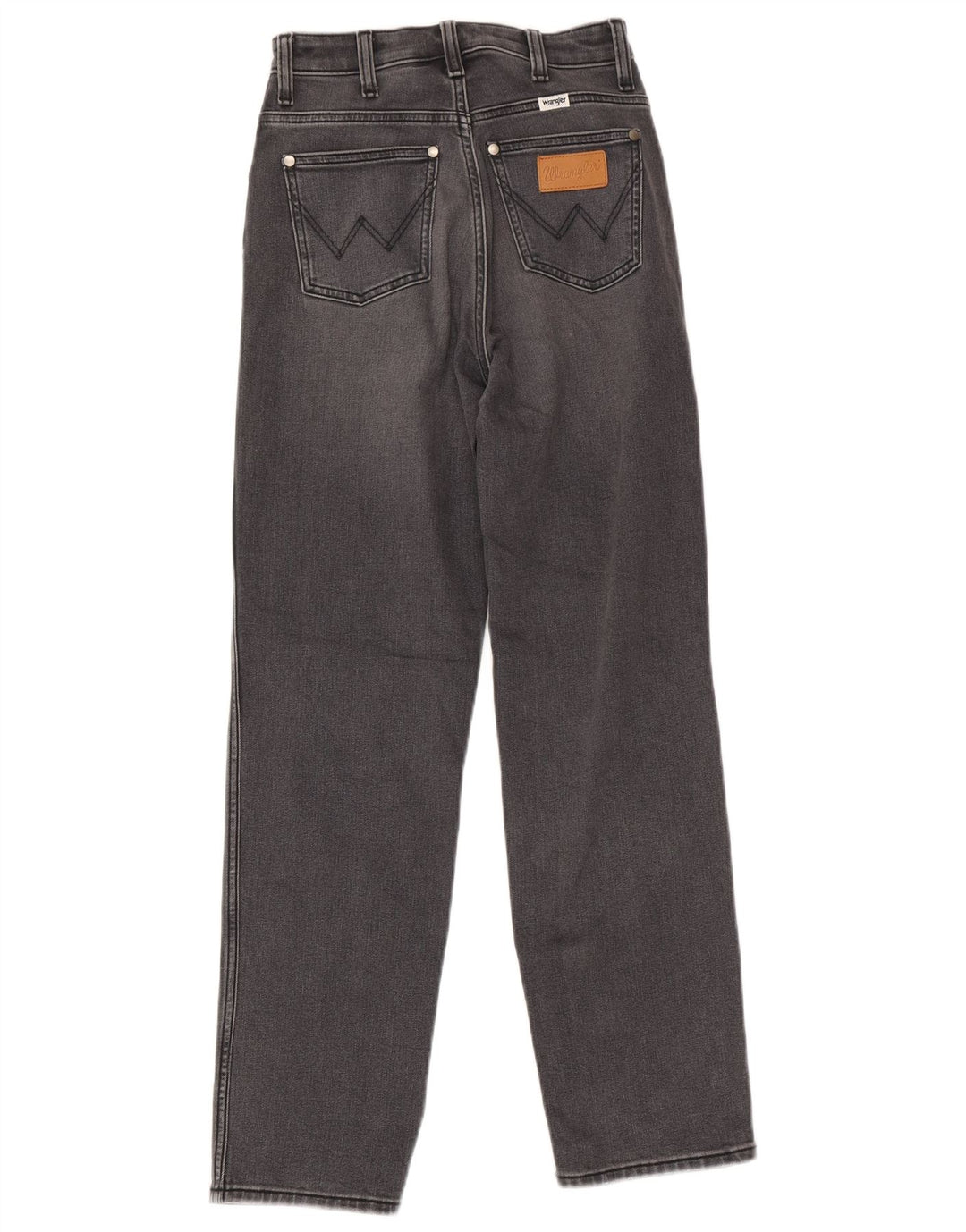 Blugi drepti pentru femei Wrangler Mom W25 L32 bumbac gri