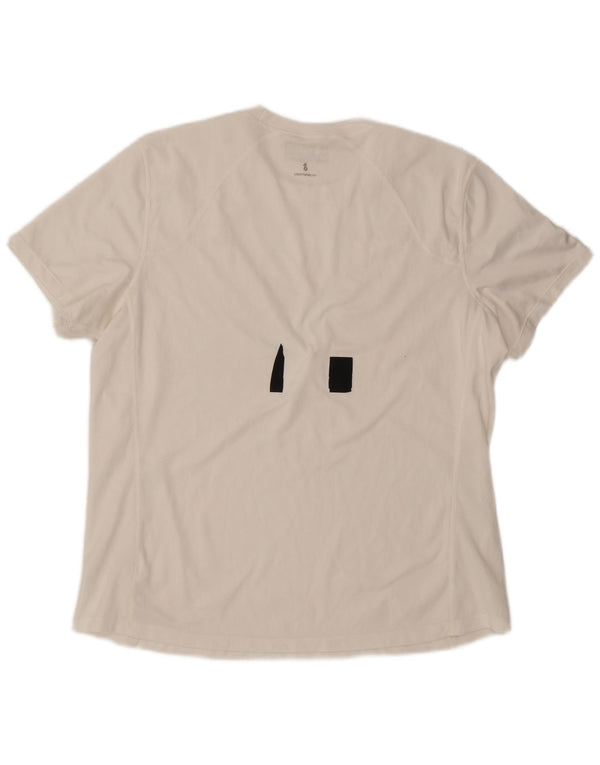 Tricou pentru bărbați New Balance Top XL, alb, poliester color bloc