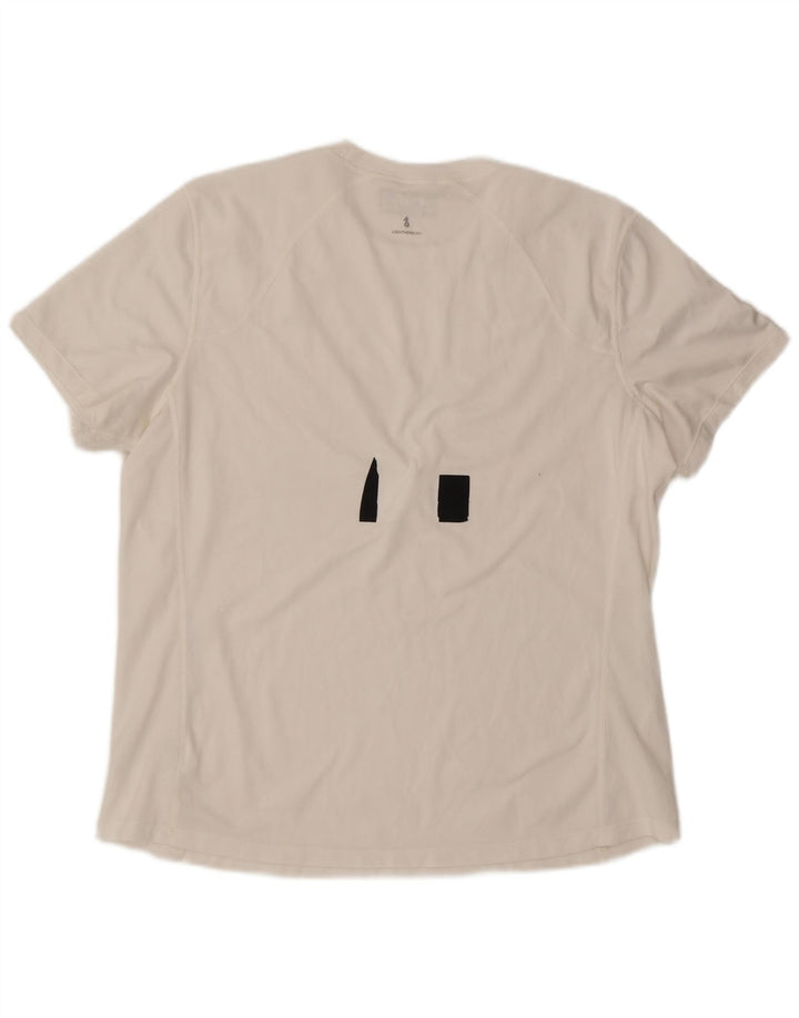 Tricou pentru bărbați New Balance Top XL, alb, poliester color bloc