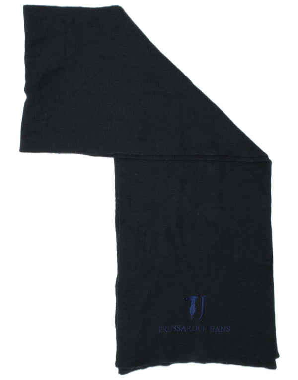 Eșarfă dreptunghiulară Trussardi pentru bărbați, mărime unică, bleumarin, de designer